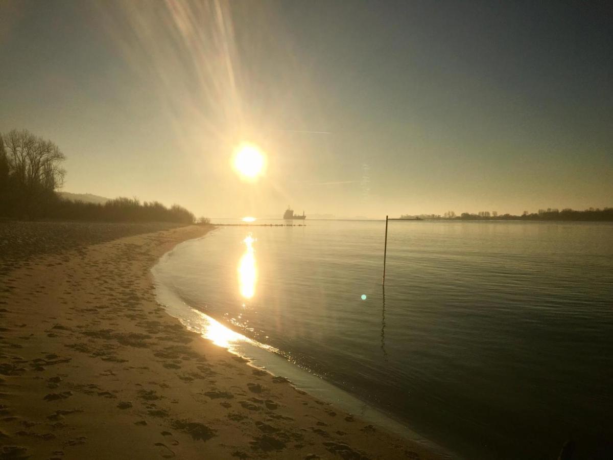 Wohnen Im Alten Land Grünendeich Esterno foto
